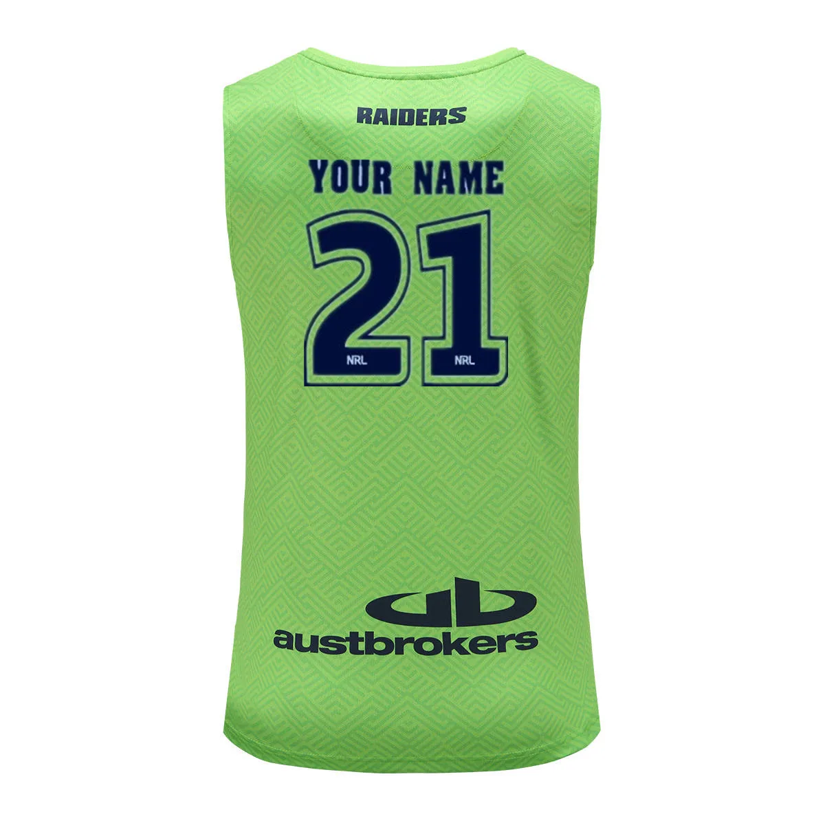 2021 Canberra Raiders домашний Трикотажный жилет для регби мужская рубашка тренировочная