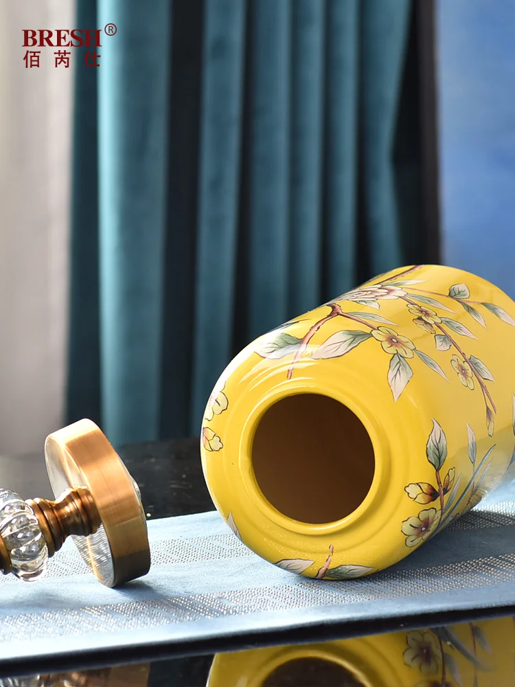 

Creative Ceramic Decorative Storage Jars, Home Decoration Vases, Multi-function Storage Candy Jars, Tea Jars, Household Items