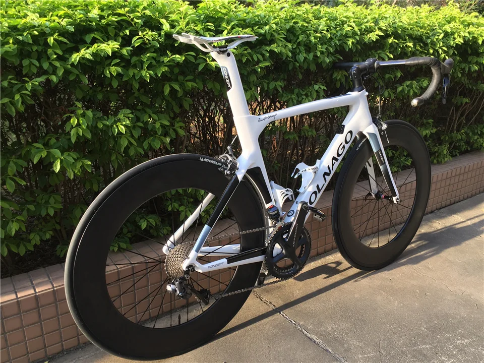 Newest NJWH Colnago CONCEPT full Bicycle Complete carbon road bike With R8010 groupset 50mm carbon wheelset A271 hubs UPS