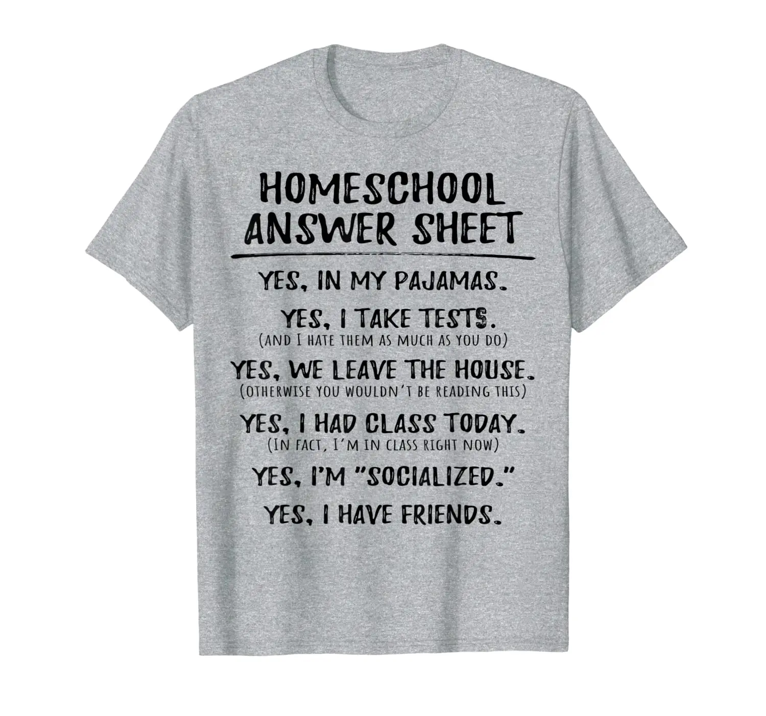 

2021 Summer Men's T-shirt Homeschool ANSWER SHEET Letter Print Pattern Loose Cotton Hip-hop O-neck Short-sleeved Men's T-shirt