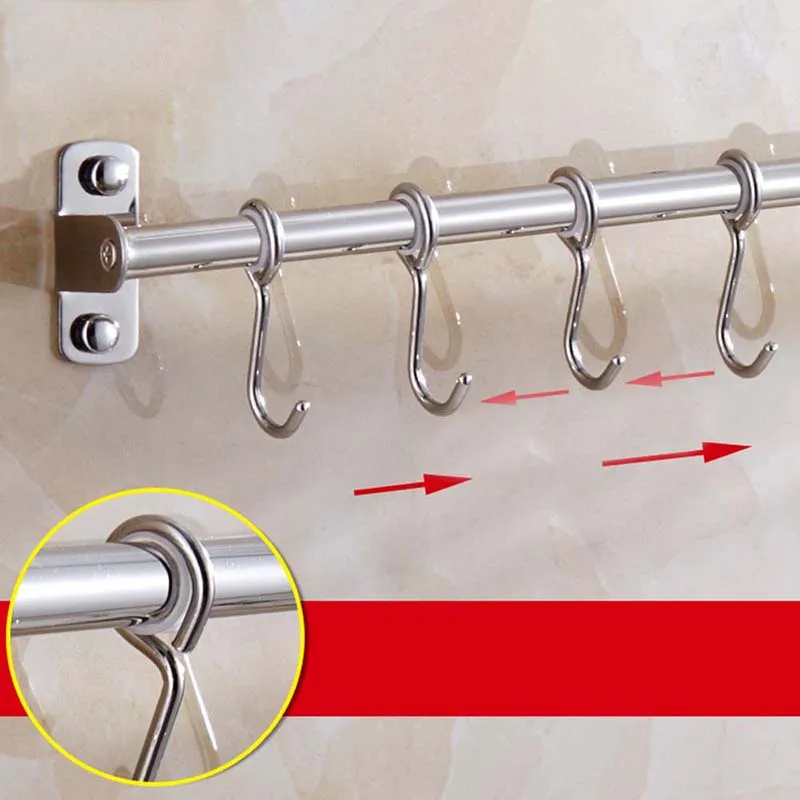 Набор настенных крючков для установки гвоздей из нержавеющей стали кухонные