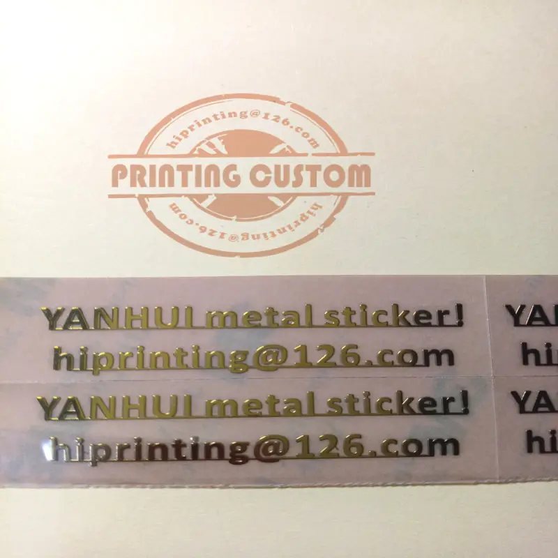 5x1 см никелевая металлическая наклейка золото и синий|Канцелярские наклейки| |