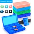 Чехол для Nintendo Switch Lite, защитный, противоударный, с 24 картриджами