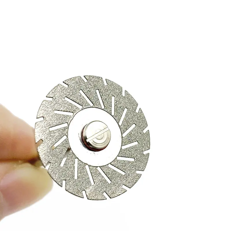 5 шт./компл. стоматологический Алмазный диск резак Двусторонняя Грит резки