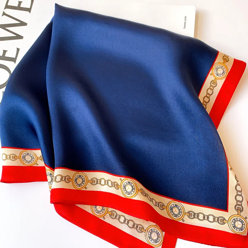 2023 роскошный брендовый женский шарф летние 100% шелковые шарфы шали женские мягкая