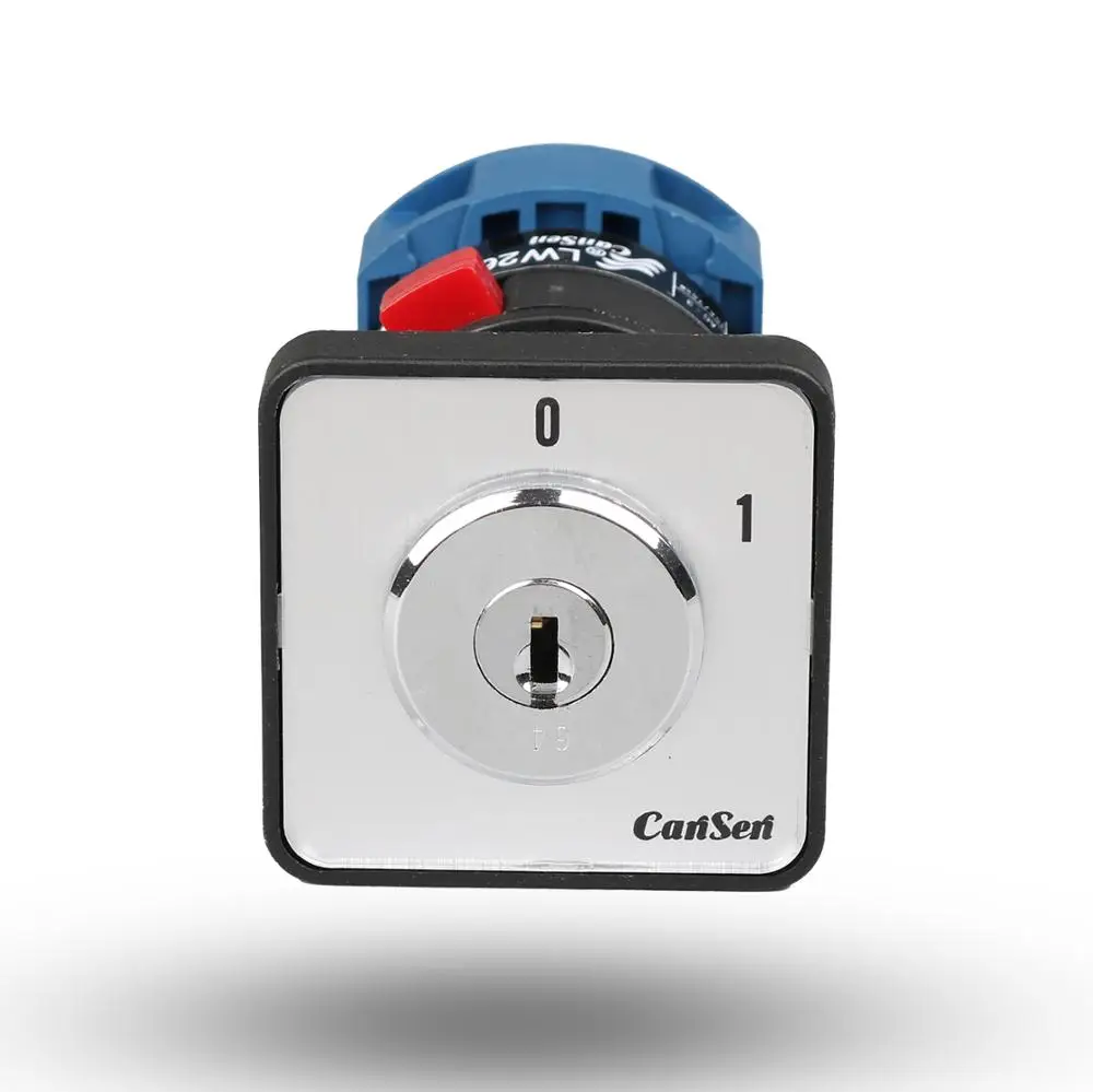CANSEN LW26-25 CA20 690V Ith 25A поворотный кулачковый переключатель с кнопкой ВКЛ/ВЫКЛ 2