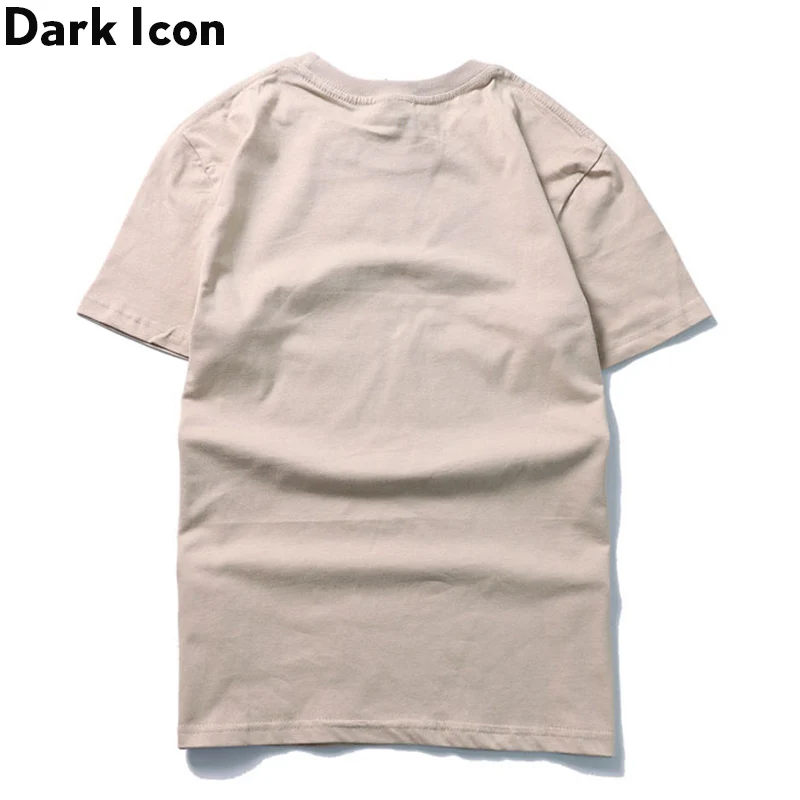 Уличная модная мужская футболка с принтом Dark Icon хипстерская круглым вырезом