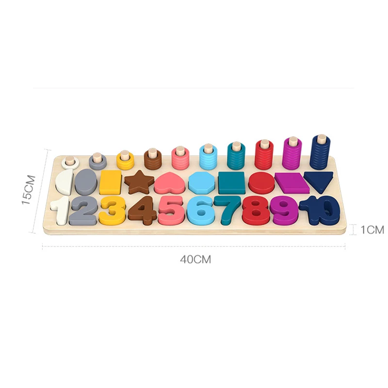 Montessori Educational Toys For Children Kindergarten Mouse Thread Cheese Plaything Teaching Aids Math Montessori Wooden Toys