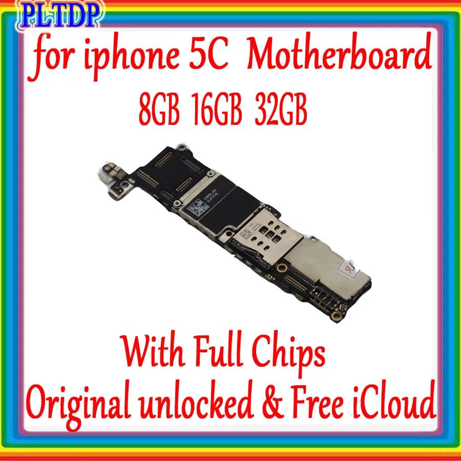 Заводская разблокированная материнская плата для iphone 5C с системой IOS 100%