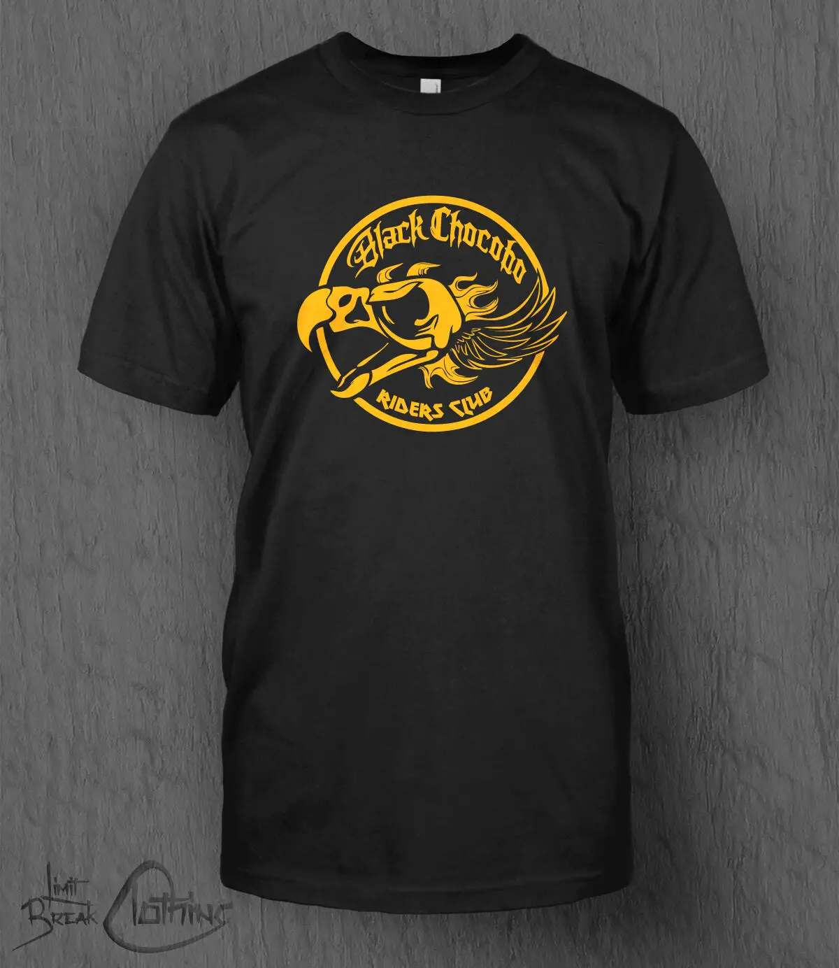 Финальная Фантазийная футболка Black Chocobo righers Club MEN'S FFXV 15 Moogle Cactuar|Мужские