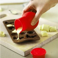 bakeware tool silicone chocolate melting pot butter heat milk pourer jug mould butter sauce milk baking pouring cooking tool