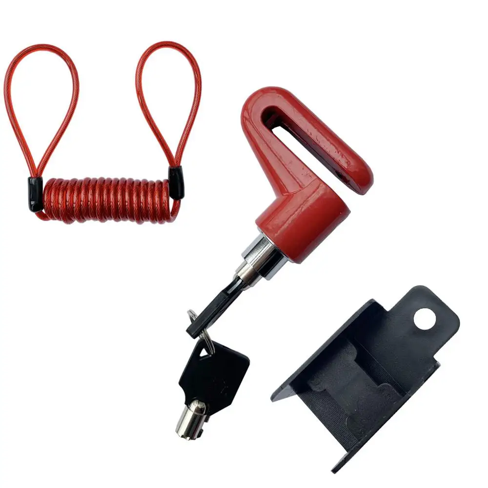 

Anti Theft Bike Brake Disc Lock For MTB Bicycle Motorcycle Electric Scooter Wheels Moto Security Safety Spring Rope Steel Wire
