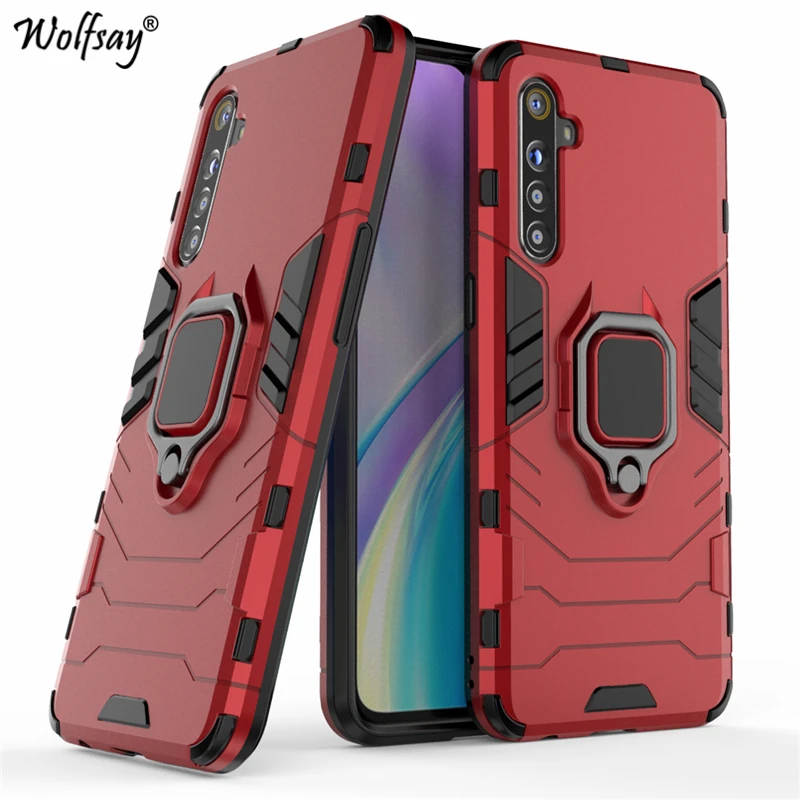Для Realme XT чехол противоударный защитный металлический держатель для пальца чехол для телефона для Realme XT X2 защитный чехол Realme XT X2 K5 730G
