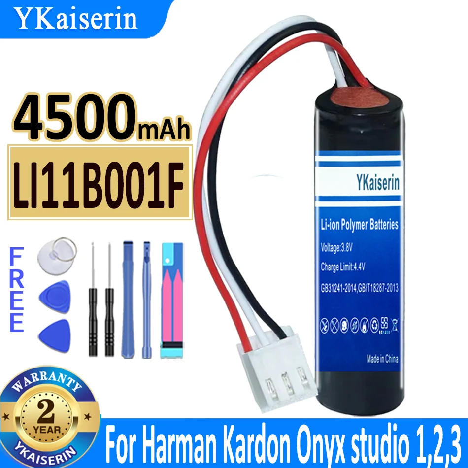 Аккумулятор ykaisin LI11B001F на 4500 мА · ч Для Harman, Kardon, Onyx Studio 1, Studio1, Onyx Studio 2, 3, Studio2, Studio3, динамик, громкий динамик Аккумулятор ykaisin LI11B001F на 4500 мА · ч Для Harman, Kardon, Onyx Studio 1, Studio1, Onyx Studio 2, 3, Studio2, Studio3, динамик, громкий динамик