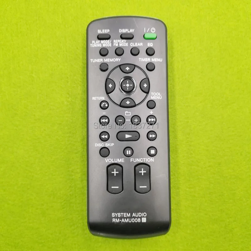 

Б/у оригинального пульта дистанционного управления RM-AMU008 для sony LBT-ZX66I LBT-ZX99I LBT-ZT4 компактный Hi-Fi стерео Системы