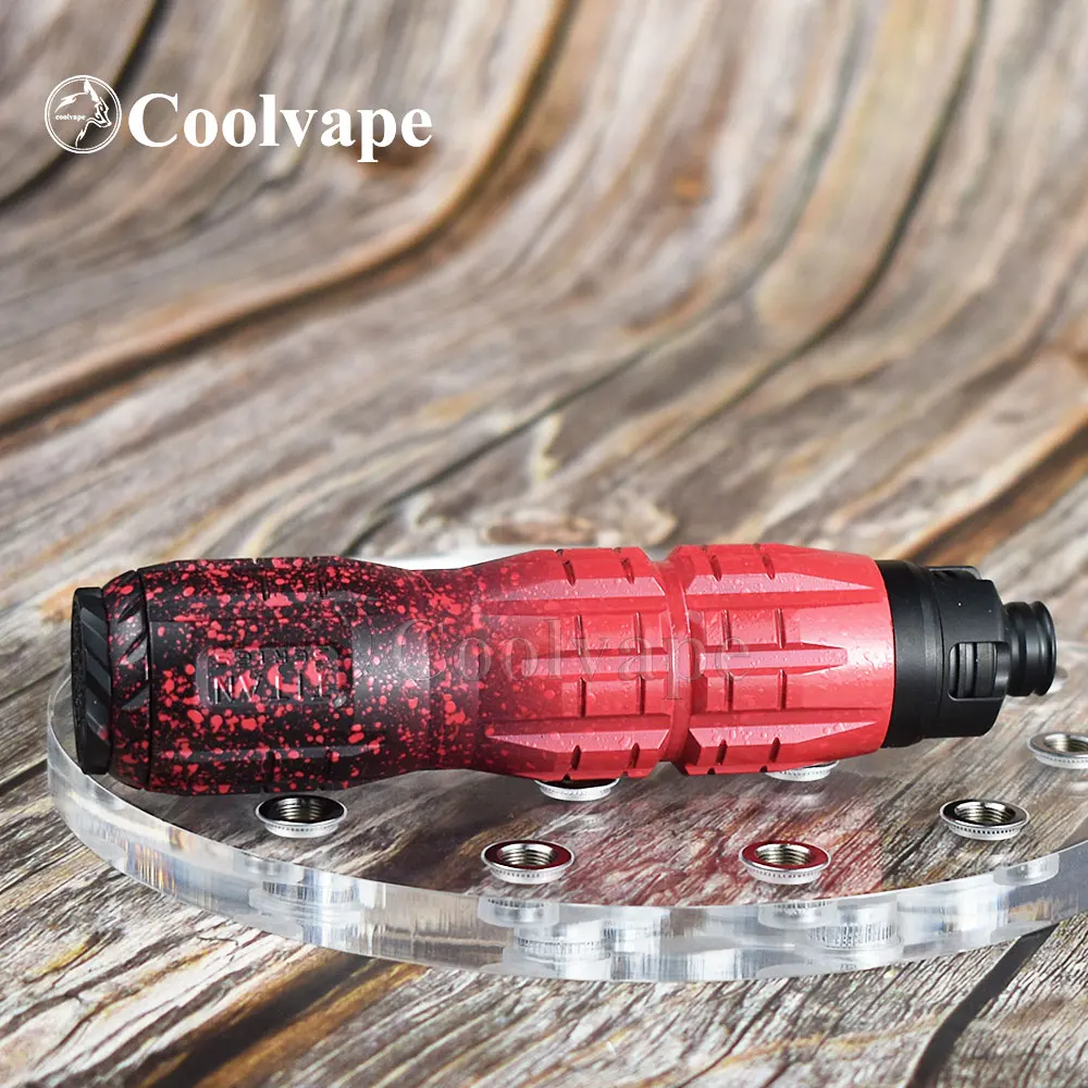 

coolvape titan x mod with armor mods engine rda vaporizer 18650 20700 21700 battery 25mm vape brass Mechanical Mod