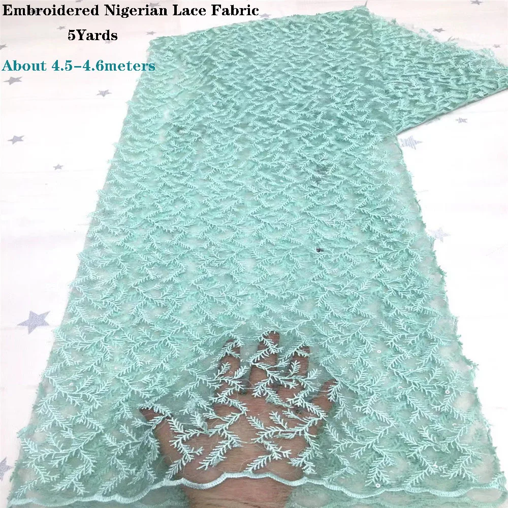 

French African Tulle Lace Fabric Embroidered Nigerian Lace Fabrics Bridal 2021 High Quality Lace For Wedding