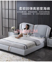 real genuine cow leather bed soft beds bedroom camas lit muebles de dormitorio yatak mobilya quarto unique designer furniture