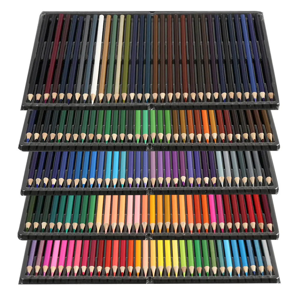 High Quality 160 Colors Wood Oil Colored Pencils Set Artist Painting For Drawing Sketch School Gifts Art Supplie Drop Shipping | Канцтовары