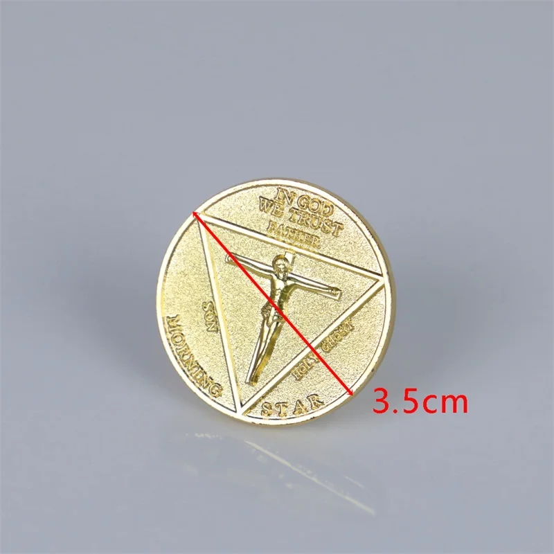Монета Люцифер Морнингстар реквизит для косплея значок-монета металлический