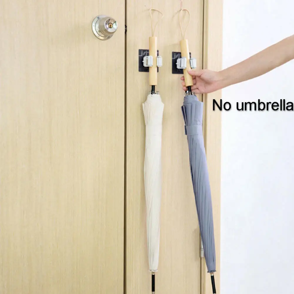 

3pcs Wall Mount Storage Holder Broom Hanger Brush Mop Tool Handle Rack Garden Home Storage Organizer