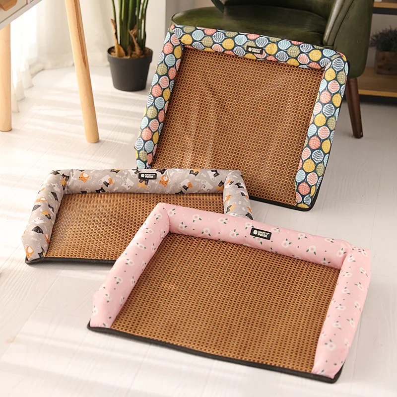 

Матрас для собак, охлаждающая кровать для щенков и кошек, кровать для глубокого сна, летняя