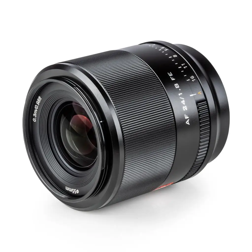 Viltrox AF 24mm F1.8 Full Frame Wide-Angle Fixed Focus Portrait Lens For SONY Cameras E Mount A7M3 A7R3 A7C A7R4 A9 A7 III - купить по