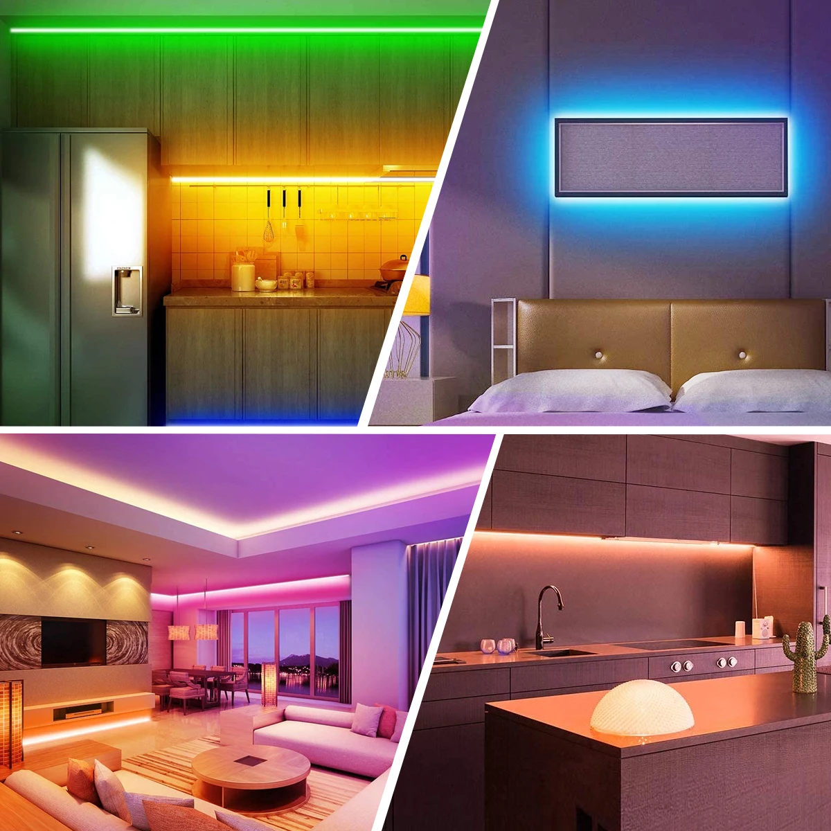 

Bluetooth Wall Lamp 10M 15M/Roll RGB Flexible LED Light Strip 12V For Home Bedroom Ceiling Wall Cabinet Decor Indoor Lighting