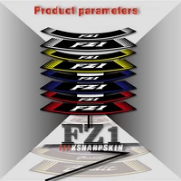 high quality motorcycle personality creative decorative sticker inner edge reflection wheel decals sticker for yamaha fz1