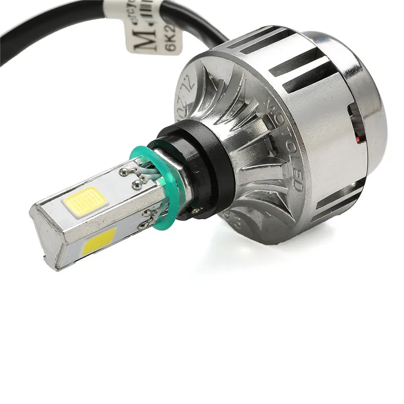 32 Вт COB LED LO/HI Beam фара мотоцикла налобный фонарь 6000 K 6500 Высокий/Низкий