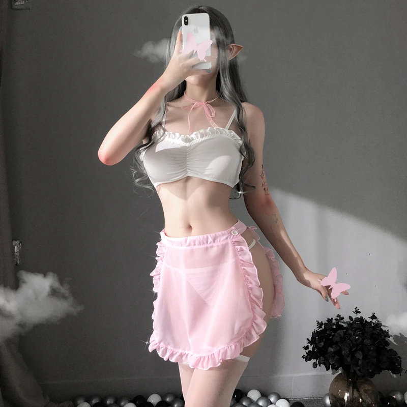 Сексуальная аниме школьная девушка эротический наряд для женщины