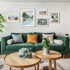 Настенный постер в скандинавском стиле, рисунок для гостиной, искусство на холсте с абстрактным пейзажем