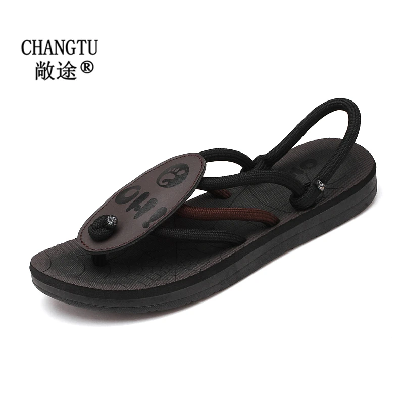 красовки сандали мужские кеды Брендовые сандалии тапочки ручной вязки