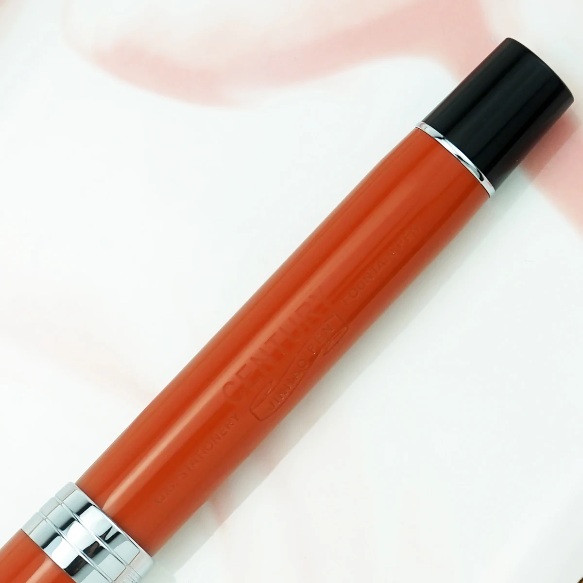 Jinhao 100 Centennial каучуковая перьевая ручка красная с логотипом EF/F/M/изогнутое перо