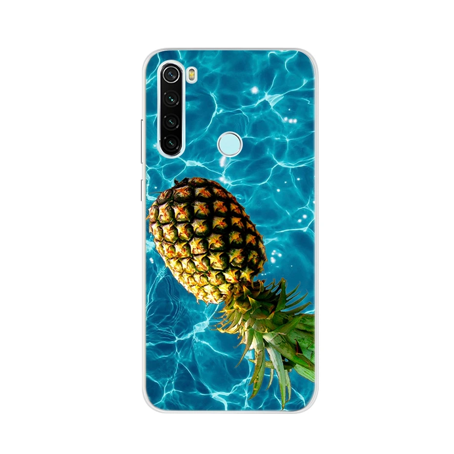 Для Xiaomi Redmi note 8 чехол силиконовый мягкий ТПУ чехол для телефона для Xiaomi Redmi note 8t 8 pro 6,3 задний Чехол, Fundas Coque bumper - Цвет: Абрикосовый