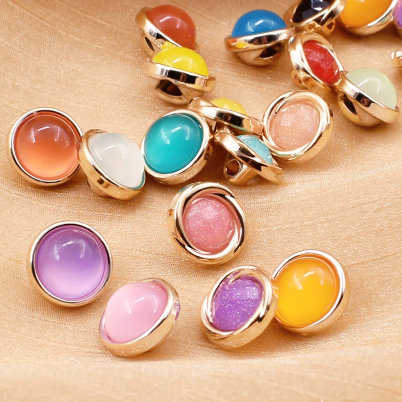 

30 шт., декоративные пуговицы для одежды, 12,5 мм