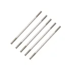 5 шт., Двойная резьба M3 M4, шарнирное соединение-фиксатор, Удочка из нержавеющей стали, удочка для радиоуправляемой лодки, скалолазания, автомобиля, самолета с фиксированным рукавом