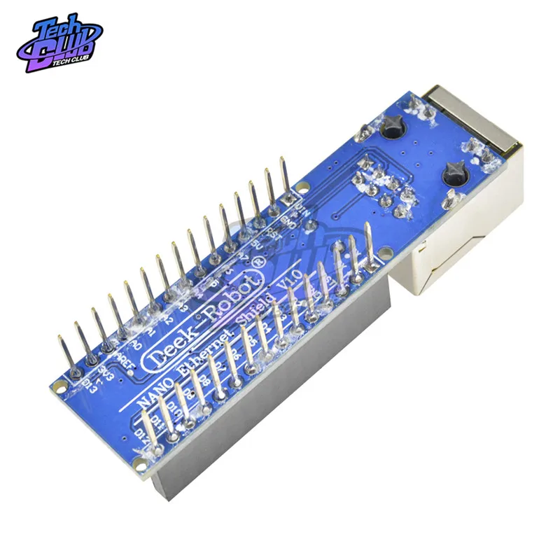 1PCS Nano V3 Ethernet Shield ENC28J60 Microchip HR911105A Webserver Board Module for Arduino 3.0 | Инструменты