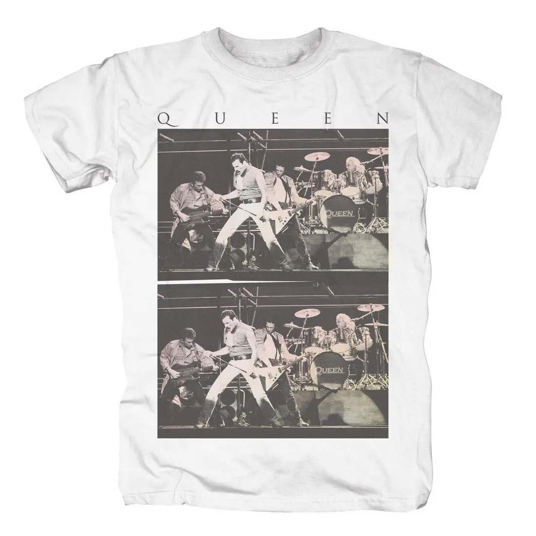 

2021 Queen - Live - Official Mens T Shirt Casual Plus Size T-Shirts Hip Hop Style Tops Tee 2019 Hot Sale Super Fashion Tees