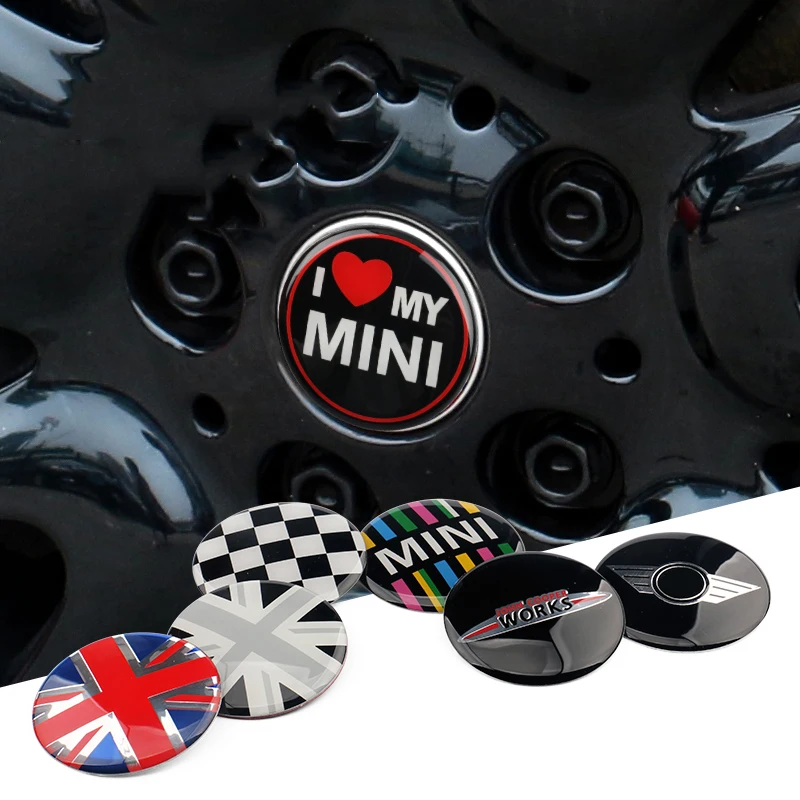 Аксессуары для BMW Mini Cooper S JCW R53 R52 R55 Clubman Countryman 52 мм колпачки автомобильных колес