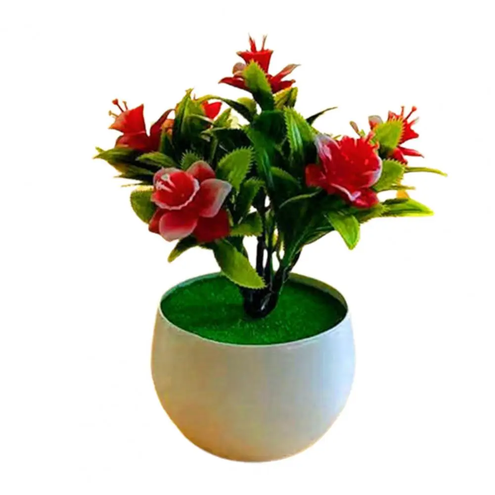 

Artificial Plant Pot Bonsai Daffodil Pattern Simulated Potted Flower Plastic Garden Yard Fake Potted Plant for Home