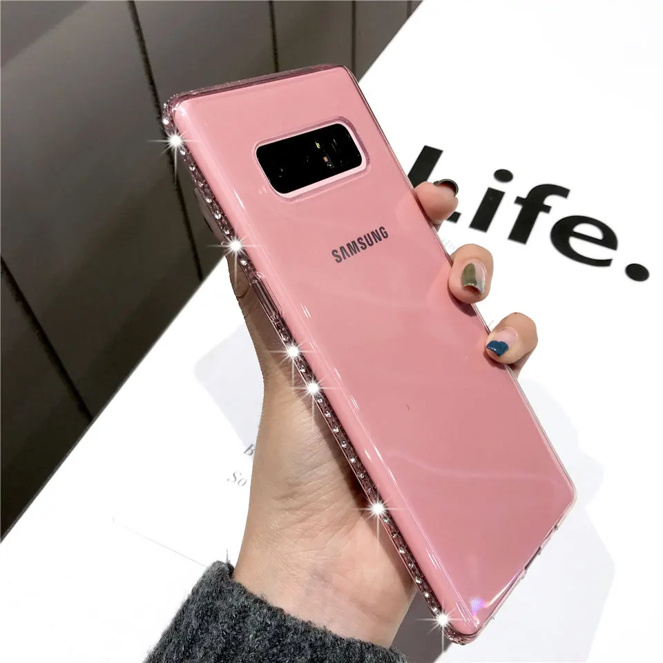 Diamond Case For Samgung S10 Plus S10E S9 S8 S7 Edge Cover TPU Caso for Galaxy Note 10 Pro 9 8 5 4 A20E A10 A20 A30 A50 A70 2019 |