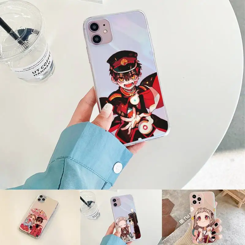 

Toilet-Bound Hanako-kun Phone Case for iPhone xiaomi redmi 7 8 9 11 12 10 S X XS XR MINI Pro Max Plus laser Transparent
