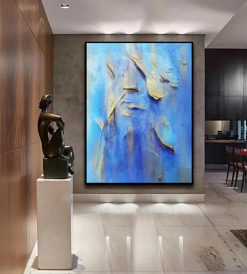 Kopen Acryl Schilderen Voor Home Decor Moderne Originele Abstracte Kunst Badkamer Muur Art Canvas Keuken Muurschildering Grote Schilderijen