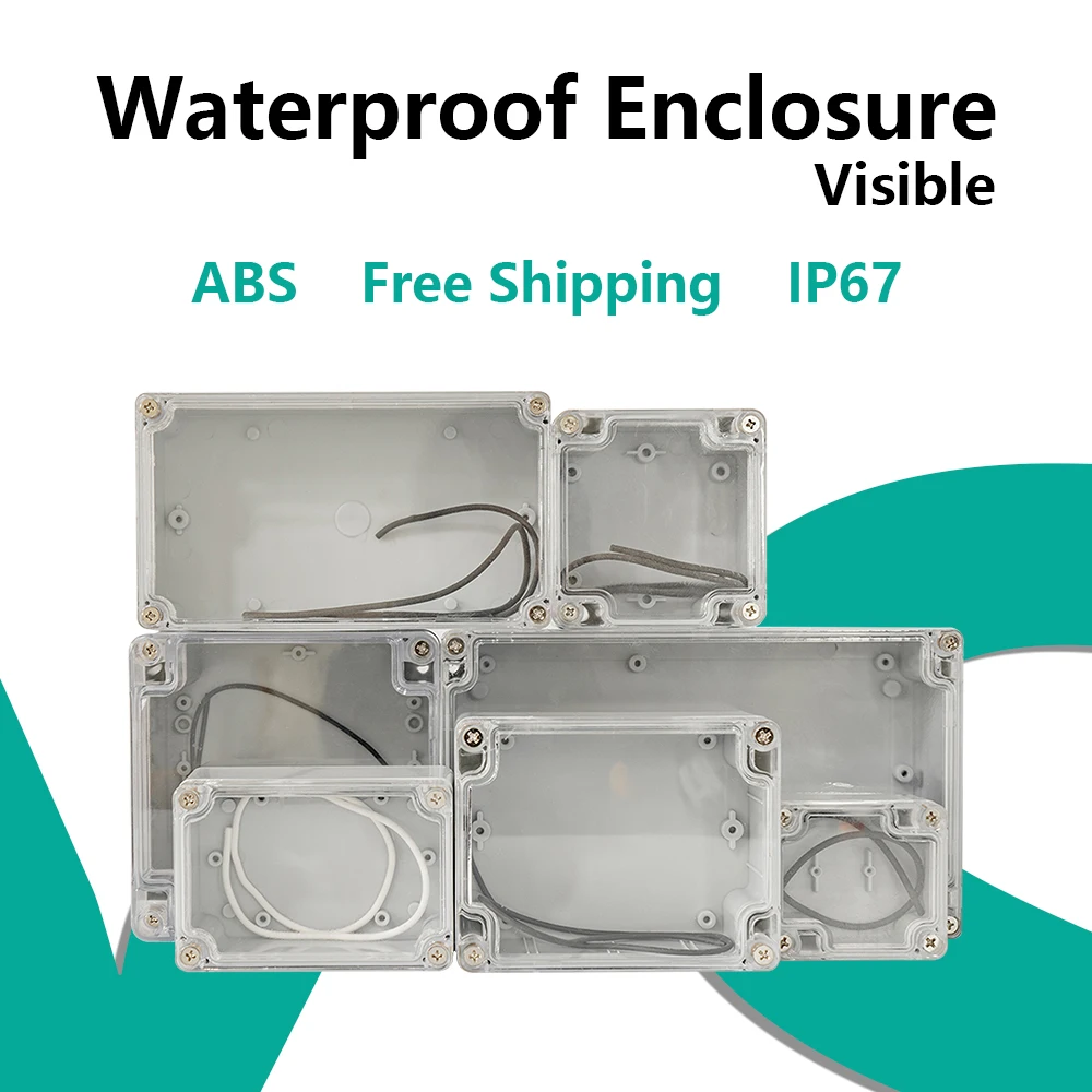 Прозрачная пластиковая коробка Vislble водонепроницаемый наружный корпус чехол для