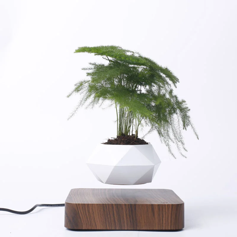 

Домашний декор для стола, левитирующий воздушный горшок бонсай, вращающийся цветочный горшок, Магнитная подвеска, плавающий горшок для рас...