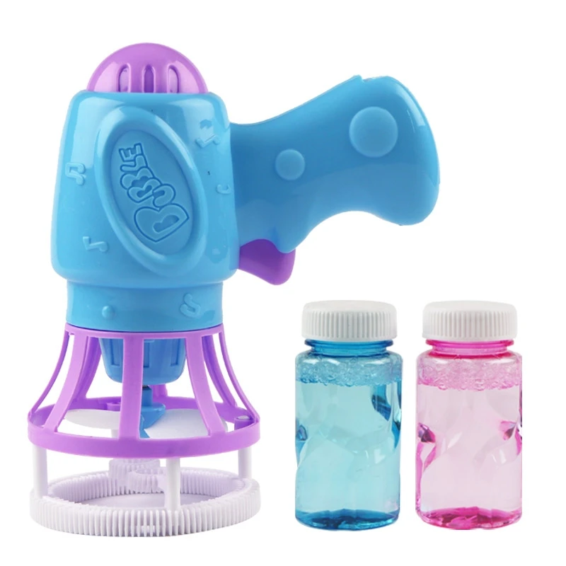 Электрический пистолет для мыльных пузырей воздуходувка детей игрушки