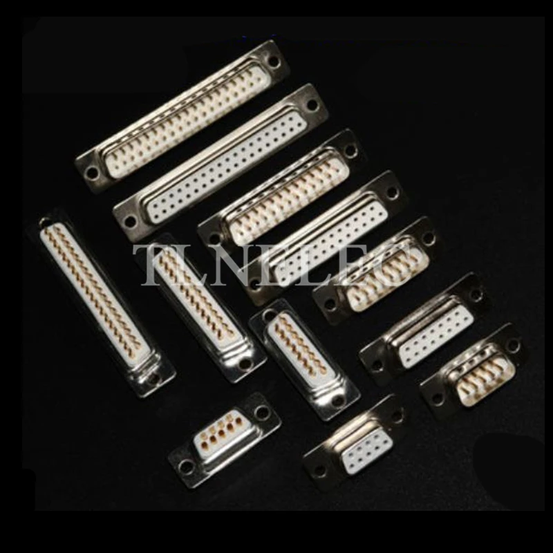 

Позолоченный провод DB9 DB15 DB25 B37, последовательный разъем для пайки, гнездовой и мужской разъем интерфейса 232, 1 шт.