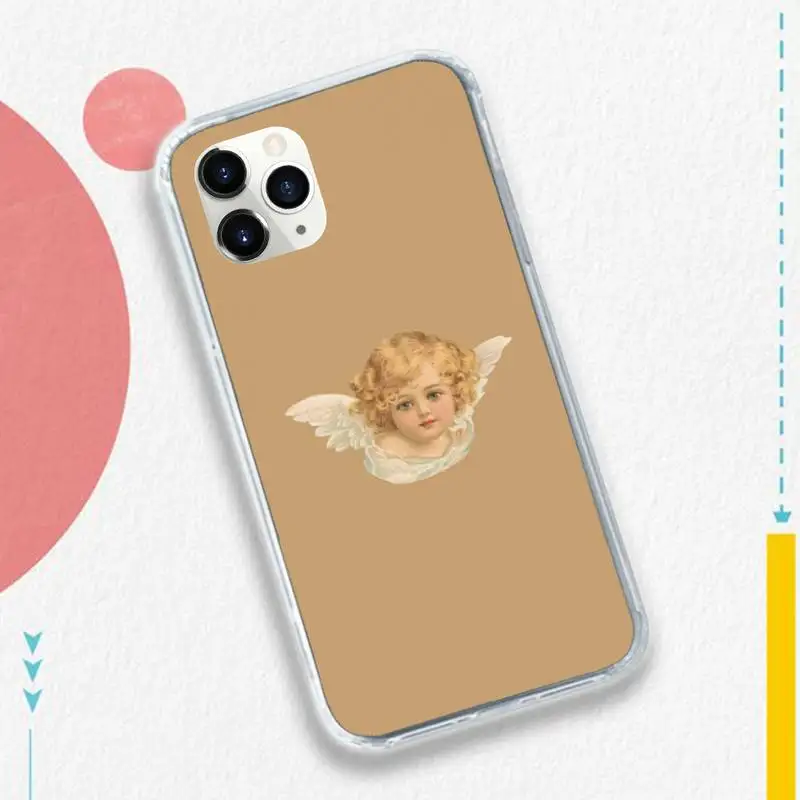 

Renaissance angels Phone Cases for iPhone 11 12 pro XS MAX 8 7 6 6S Plus X 5S SE 2020 XR