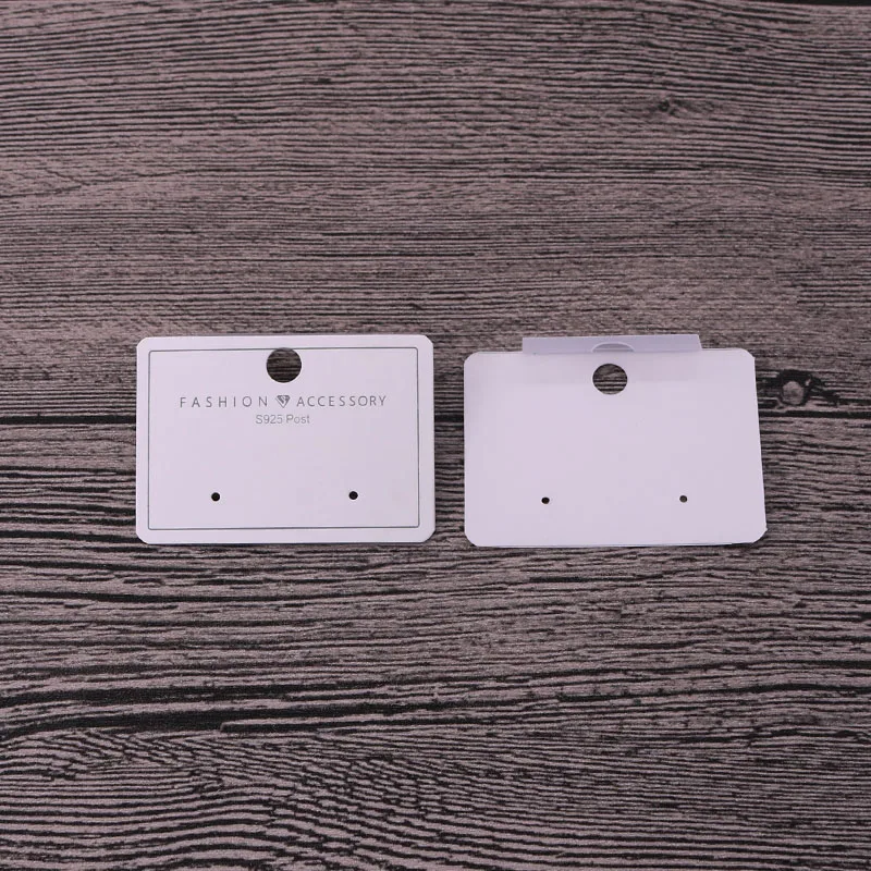 Модные 5*3 5 см ювелирные изделия дисплей бумага пвх карты висячие серьги Упаковка